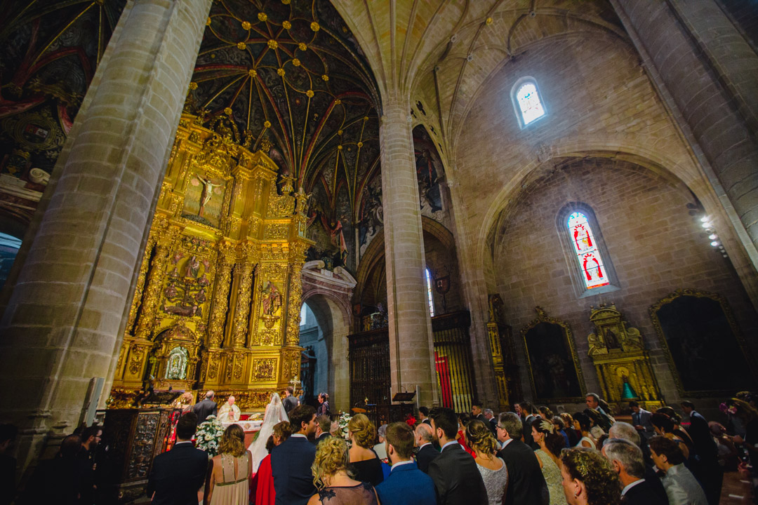 Boda en la concatedral de La Redonda, en Logroño