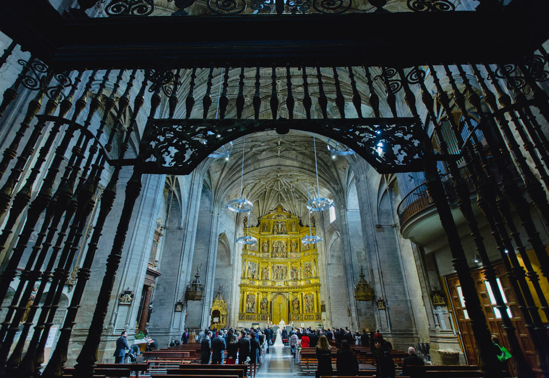 Iglesia Santiago el Real durante una boda